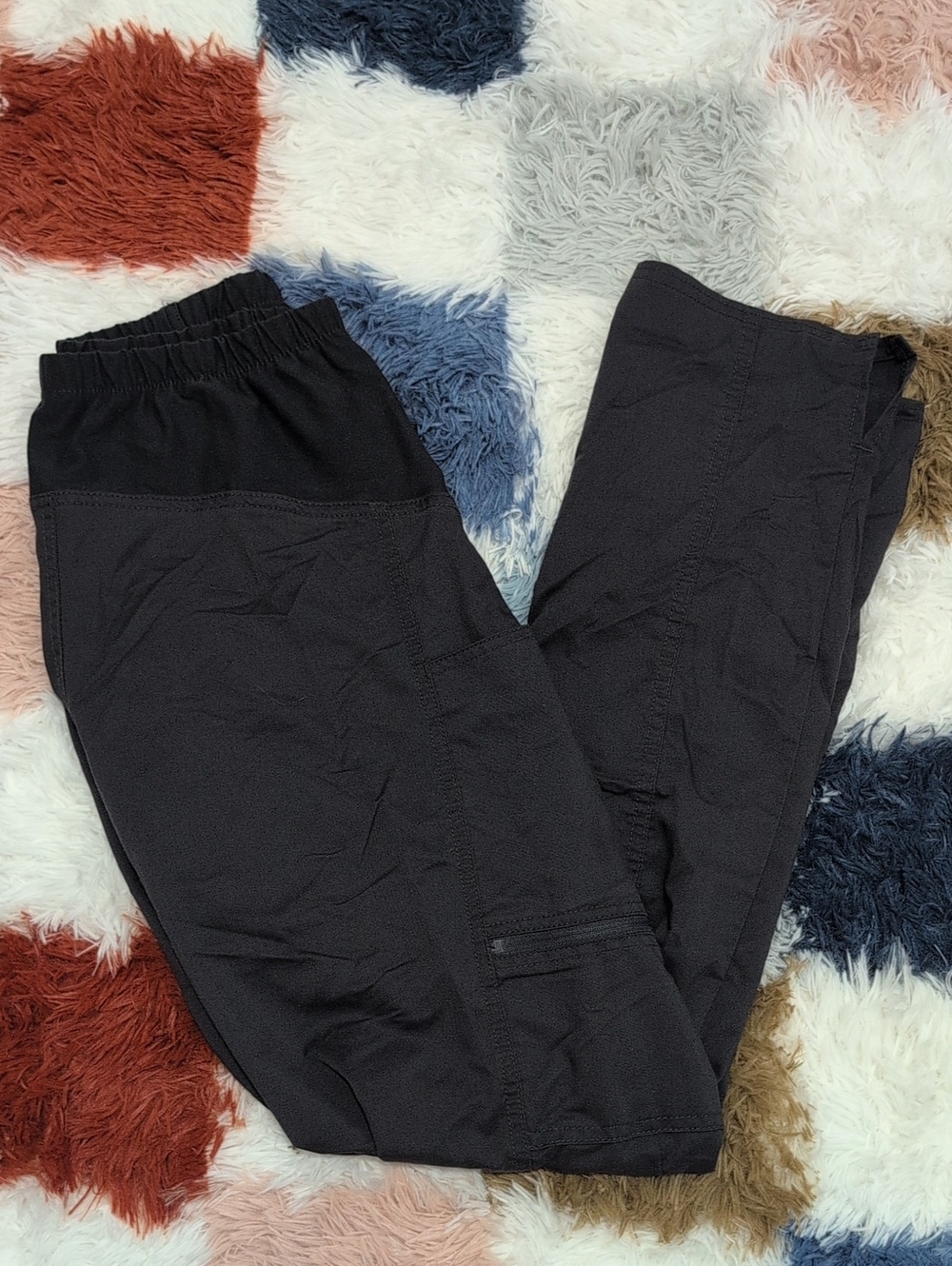 Cherokee Black Maternity Scrub Pants